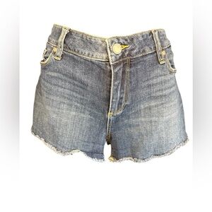 Paige women’s Catalina denim shorts cotton blue Jean size 31 preloved no flaws